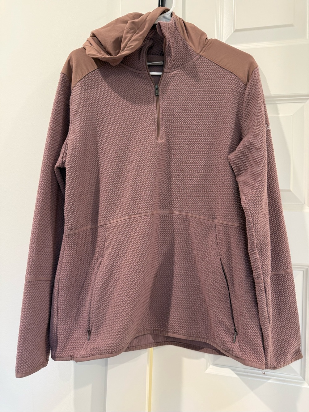 Columbia Women's Half-Zip Hooded Sweater - Dusty Rose